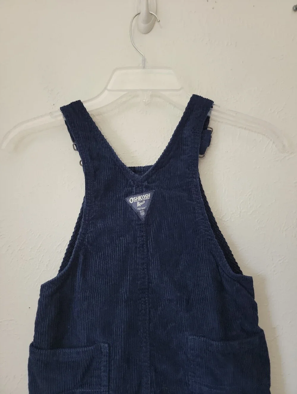 OshKosh B'gosh Dark Blue Corduroy Overalls 5T